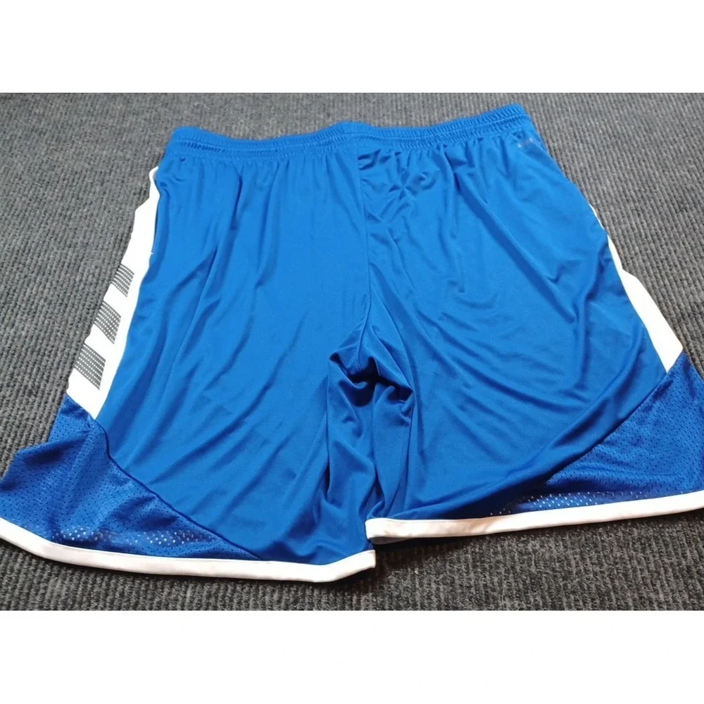 Adidas Men's Prime green Loose Fit Shorts 3XLT Drawstring Blue Run Workout‎